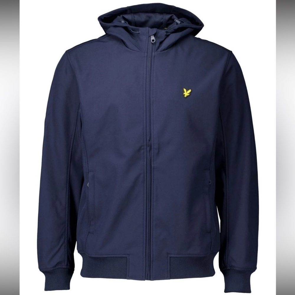 LYLE & SCOTT Mesh Back Softshell Jacket Dark Navy Size Medium NWOT